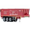 Wiking 077657 Krampe Rimorchio con Nastro Trasportatore SB II 30,1070, 1:32, Metallo,Plastica, Da 14 Anni in Su, Molte Funzioni, Sponda Posteriore Mobile, Supporti di Sostegno Estensibili, Rosso