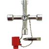 S&M saneaplast metalsant. 321641 - Chiave idraulici cabina Control gas-agua-electricidad Lat/CR