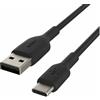 Belkin CAVO IN PVC DA USB-C A USB-A 2M - NERO - CAB001BT2MBK