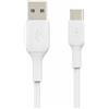 Belkin CAVO PVC DA USB-C A USB-A 1M - BIANCO - CAB001BT1MWH