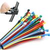 MgcTolBox 100 Pezzi Rilasciabile 12 pollici Fascette Plastica Riutilizzabili 300 x 4.8 mm, Fascette Colorate, Fascette Elettricista Autobloccanti Resistenti Per Recinzione Ordinare Cavi