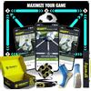GRANTY Tappeto Allenamento Calcio con APP- Include Kick Throw, Calzini, Borsa e APP video - Allenamento Calcio - Tappetino allenamento calcio
