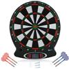 Greensen Bersaglio Elettronico per Freccette con Display LCD, 6 Freccette Soft Tip Incluse - Dardo Elettronico Professionale per Bambini e Adulti, Dimensioni 44 x 51,5 x 2,8 cm