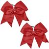 SUNNYCLUE 1 scatola Da 2 pezzi 7 fiocCHIS per Capelli Rossi Da Cheerleader con Fiocco per Coda di Cavlega Grandi Elastici per Cheerleading per Donne Softball Football Sport College Competizione Forni