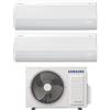 Samsung - Climatizzatore Samsung WindFree Avant S2 wifi dual split 7000 + 9000 btu inverter A+++ in R32 AJ050TXJ2