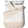 THUN - Copripiumino beige - Linea Elegance - 100% cotone - M