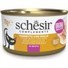 Schesir Cibo Umido Complementare in Lattine da 70 gr per Gatti - Tonnetto con Pollo - 12x70 gr - IN BRODO