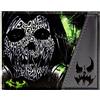 The Dark Knight Batman Arkham City Scarecrow Gas della Paura Portafoglio/Portamonete/Borsa Pieghevole Porta-ID & Porta Tessere, Nero