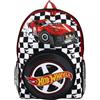 Hot Wheels Zaino Borsa Scuola Elementare Bambino | Zaino Per Bambini | Nero
