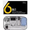 P-Beauty Dermaroller 6 in 1 Microneedling per corpo e viso Nero 1x6 pz