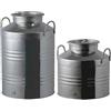 Fusto aggraffato senza predisposizione per rubinetto inox in varie misure