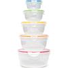 LocknLock Lock & Lock 8803733248099 LocknLock-Set di 5 contenitori Rotondi per Alimenti, Plastica