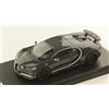 Looksmart BUGATTI CHIRON SPORT GREY CARBON W/RAFALE MET.SILVER FRAME 1:43