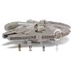 Jazwares Star Wars MICRO GALAXY SQUADRON ASSAULT CLASS MILLENNIUM FALCON - Veicolo da 17 pollici con micro figure Han Solo, Chewbacca, Principessa Leia e Obi-Wan Kenobi