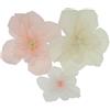 Folat 24328 Decorazioni per feste in carta colorata pastello Decorazione da tavola - Set di fiori - Playful Powder - 3 pezzi - Matrimonio, festival, carnevale, decorazioni di compleanno, baby shower