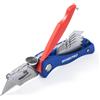 WORKPRO Coltello Cutter Multifunzione Taglierino Tascabile con Cambio Rapid 58k6