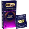 RECKITT BENCKISER H.(IT.) SpA DUREX NUDE SENSATION REGULAR EXTRA LUBRIFICATO 6 PEZZI