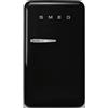 Smeg linea Anni '50 Smeg Frigorifero monoporta con cerniere a destra a libera installazione FAB10HRBL6 finitura nero da 55 cm