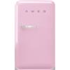Smeg linea Anni '50 Smeg Frigorifero monoporta con cerniere a destra a libera installazione FAB10HRPK6 finitura rosa da 55 cm