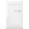 Smeg linea Anni '50 Smeg Frigorifero monoporta con cerniere a sinistra a libera installazione FAB10LWH6 finitura bianco da 55 cm