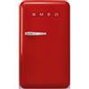 Smeg linea Anni '50 Smeg Frigorifero monoporta con cerniere a destra a libera installazione FAB10RRD6 finitura rosso da 55 cm