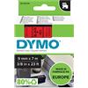 DYMO D1 etichette originali | 9 mm x 7 mm | stampa nera su rosso | etichette autoadesive per etichettatrice LabelManager | 1 Pezzo