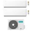CLIMATIZZATORE HISENSE UNI HB DUAL SPLIT 9000+12000+2AMW42U4RGC INVERTER R-32 WI-FI A++/A+