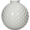 BRANDANI Vaso Bolle Avorio Vetro 21x22cm
