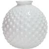 BRANDANI Vaso Bolle Bianco Vetro 16x17cm