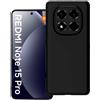 MATT CUSTODIA TPU SILICONE COVER CASE PER XIAOMI REDMI NOTE 15 PRO 4G BLACK