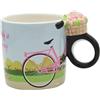 Winkee City Bike - Tazza da caffè e tè, 500 ml | Grande tazza da caffè con manico a bicicletta, regalo originale per ciclisti e amanti della bicicletta, accessorio decorativo