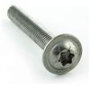 Eisenwaren2000 Viti a testa cilindrica M6 con esagono incassato TX e flangia (2 pezzi) ISO 7380 viti a testa bombata con testa piatta e giuntura viti filettate acciaio INOX A2 V2A antiruggine