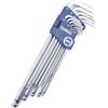 HemBorta Chiavi a Brugola Extra Lunghe, Set Metrico 13pz 1,27-10mm Satinato
