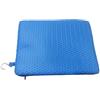 Kepuarm Tappetino Per Sedia da Doccia, Morbido Cuscino in Rete 4D Cuscino per Panca da Bagno, Imbottito Per Sauna, Materassino in Rete 3D con Gancio, Antiscivolo, Design per Anziani, Senior, Disabili (Blu)