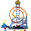 MATTEL Hot Wheels City Mega Gigaloop Garage con 1 Auto e Elicottero