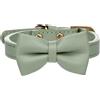 Flamingo Collare Nela con Fiocco Verde 29-35CM