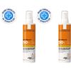 La Roche-Posay Anthelios Spray Invisibile Corpo SPF 50+ Protezione alta dai raggi UV 2x200 ml