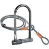 Kryptonite Lucchetto a U Kryptolok Standard W/Flex | Lucchetto antifurto per bici | Livello di sicurezza 6/10| Studiato per resistere ai tentativi di effrazione| Dimensioni 10,2 cm x 22,9 cm Nero