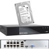 RVT-security NVR PoE 8 canali 5 MP H265 Motion Detection P2P IP Network Video Recorder