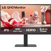 Lg Monitor PC 27" Quad HD LCD 2560 x 1440 Pixel 350 cd/m2 5 ms Nero 27BA54QB-B LG