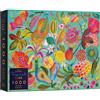 Elena Essex - Puzzle da 1.000 pezzi per adulti, motivo felicità tropicale, fiori e frutti colorati, dimensioni 51 x 71 cm