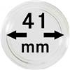 LINDNER Das Original Capsule per Monete Ø 41 mm Interno, Confezione da 10