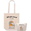 La Ruotante Set borsa tote shopper e pochette per appassionati di gatti idea regalo (allneed-cats)
