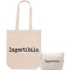 La Ruotante Set borsa tote shopper e pochette con frasi sarcastiche | Idea regalo