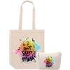 La Ruotante Set borsa tote shopper e pochette per appassionati di musica | Idea regalo