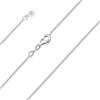 Einzelstück® Catena a maglie Panzerkette in argento 1,1 mm - Collana da donna in argento sterling 925 - varie lunghezze - Dimensioni regolabili 50 cm - 47 cm - 45 cm, filigrana, Argento sterling