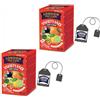 LONDON F&H COMPANY London Fruit® | Assortimento Infusi Frutta | 10 Mela Cannella, 10 Ribes Nero, 10 Spezie Arancia, 10 Limone Lime - Tot 40 Filtri (80 Gr) | Tisane Senza Caffeina