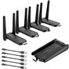 MINIX Wireless HDMI Plug and Play Multi-Screen Expansion 1080p 164FT/50M, WiFi 5G/60Hz, Adattatore per TV, Monitor, Laptop (HDMI senza fili 4RX* 1TX)