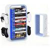 Wigmoa OYO-1 Torre di archiviazione per giochi PS5/Xbox Series S/X e Switch, organizer universale per dischi e controller, 18 pezzi