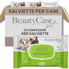 BeautyCase Salviette Detergenti Animali Igienizzanti con Clorexidina 480 St